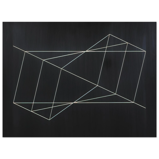 Josef Albers - TWISTED BUT STRAIGHT 1948  75x100 cm / 30x40inches Fine Art Poster
