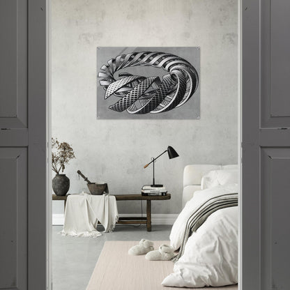 SPIRALS - MC Escher Acrylic Print - 70x100 cm / 28x40″ inches | Maurits Cornelis Escher Prints
