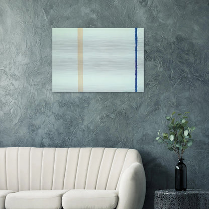 White Fire I - Barnett Newman Brushed Aluminum Print - 70x100 cm / 28x40 inches | Barnett Newman Aluminum Print | Barnett Newman Prints