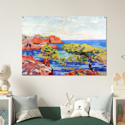 Le Trayas - 1907 - Armand Guillaumin Acrylic Print - 70x100 cm / 28x40″ inches