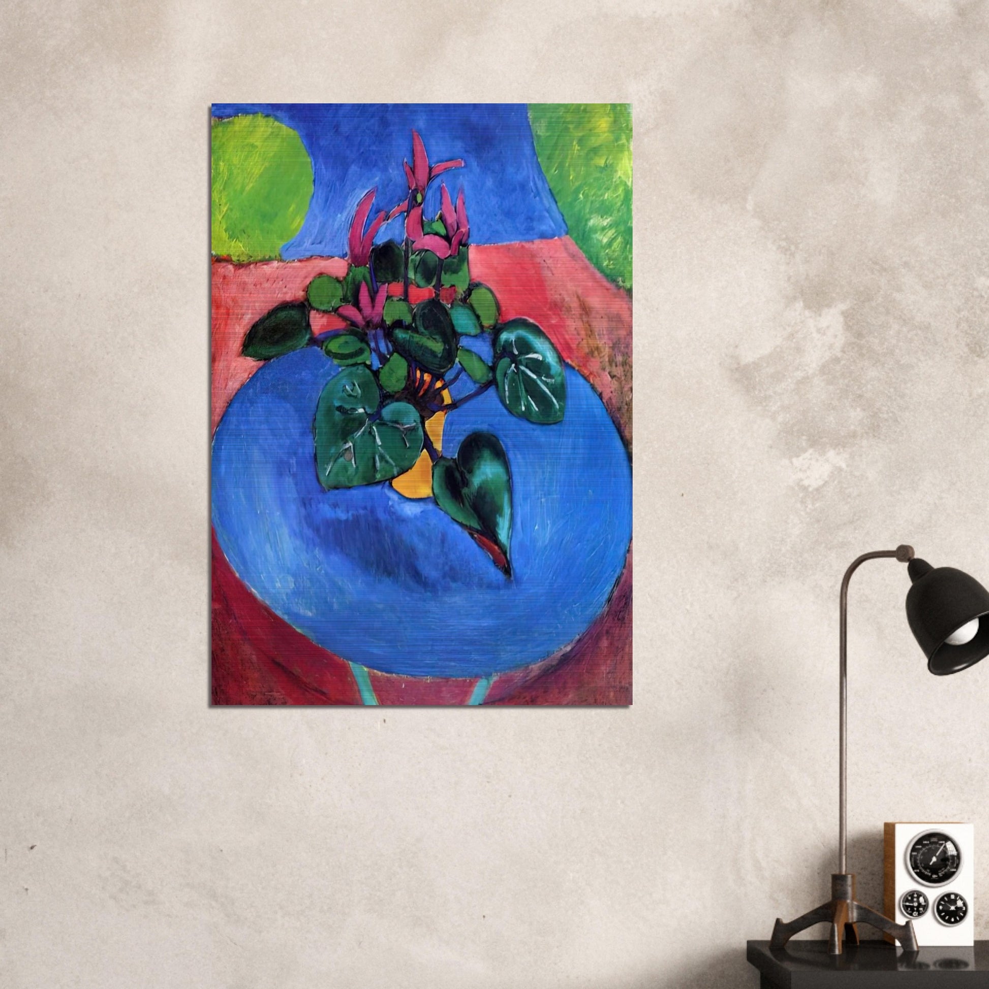 CYCLAMEN POURPRE 1912 - Henri Matisse Brushed Aluminum Print - 70x100 cm / 28x40 inches | Henri Matisse Aluminum Print | Henri Matisse Prints