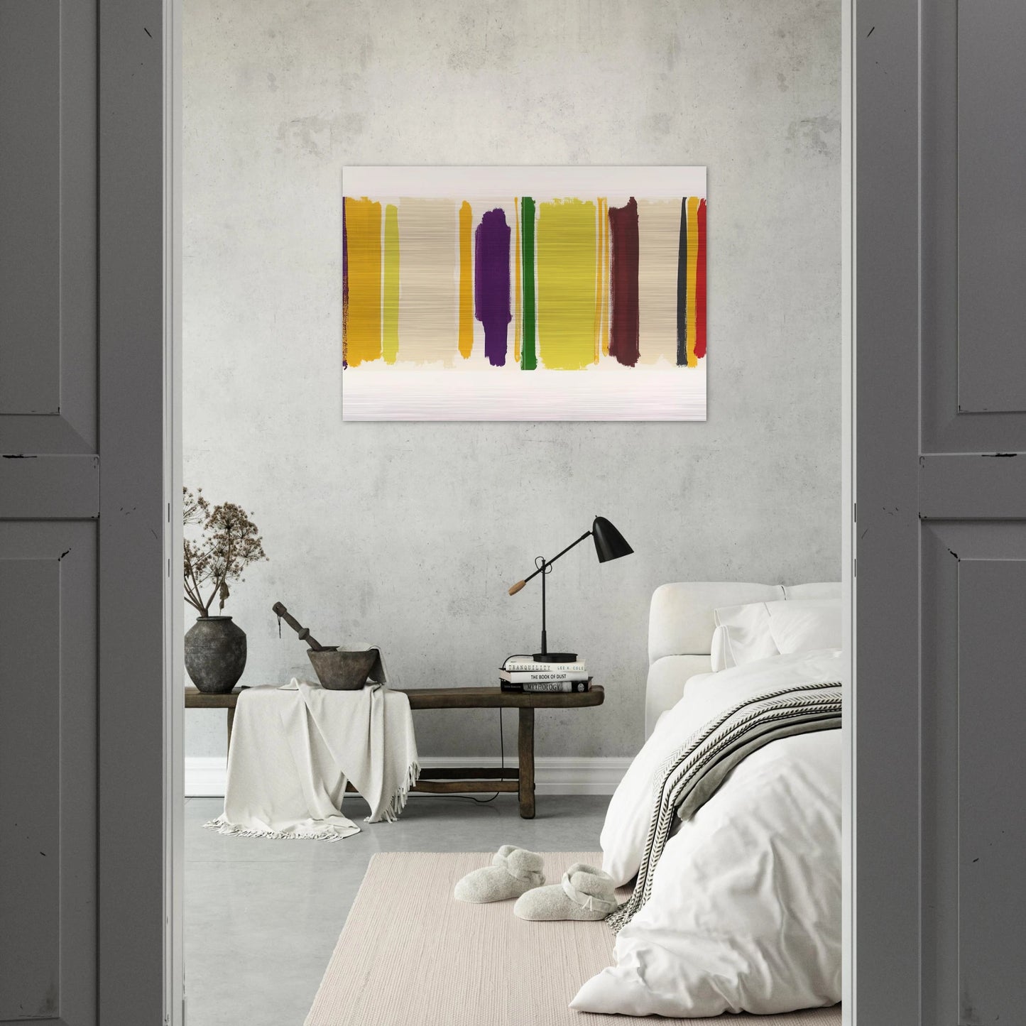 Untitled From The Shapes of Colour - 1978 - Patrick Heron Brushed Aluminum Print - 70x100 cm / 28x40 inches | Patrick Heron Aluminum Print | Patrick Heron Prints
