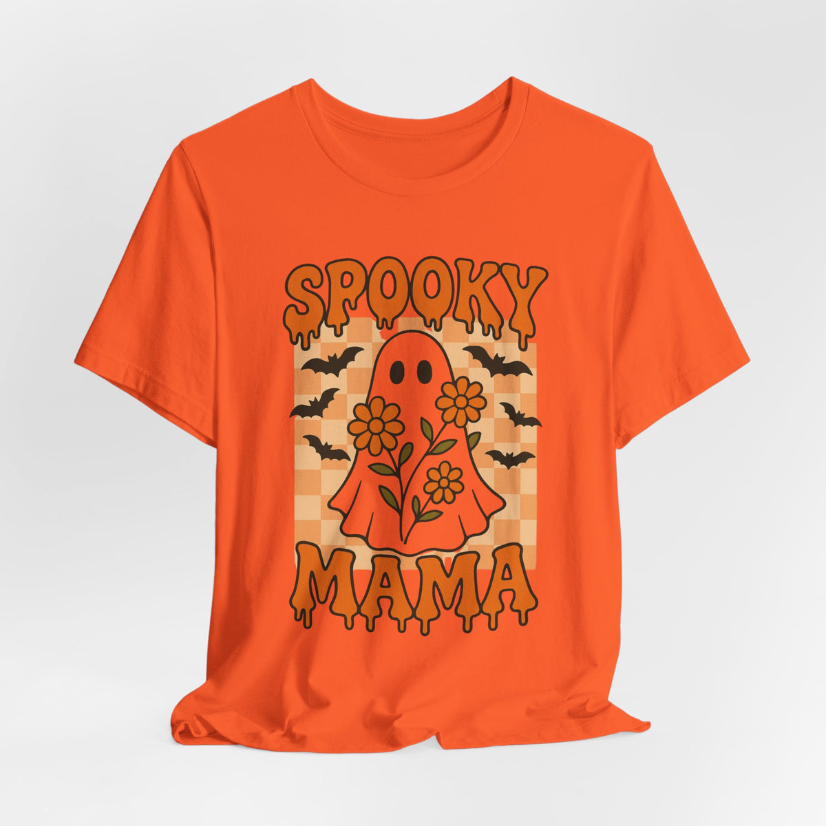 Spooky Mama Groovy Vintage Ghost Halloween Spooky Mom Moeder