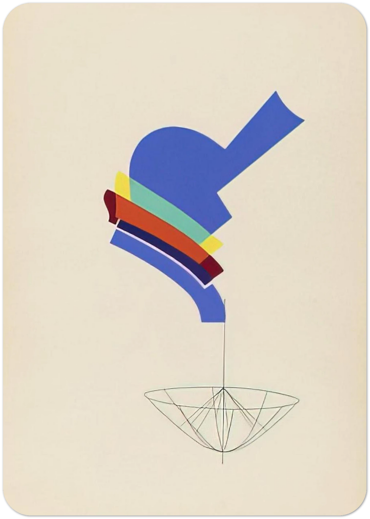 DECANTER FROM THE PORTFOLIO REVOLVING DOORS 1926 By Man Ray Pack of 10 Post Cards | Man Ray Post Cards | A6 (10.5 x 14.8 cm) - 4.1 x 5.8 inches