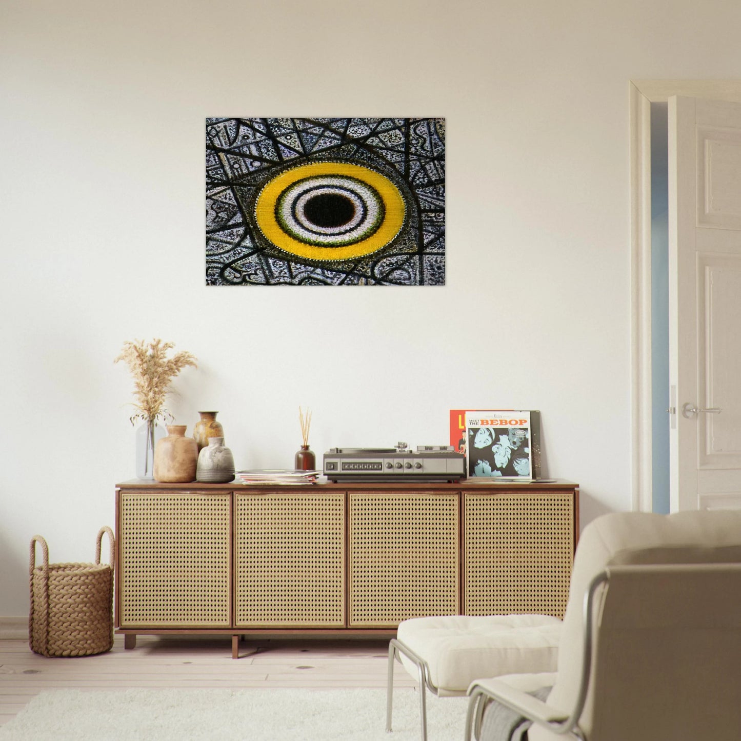 Now a Turning Orb - Abstract Expressionism - Richard Pousette-Dart Brushed Aluminum Print - 70x100 cm / 28x40 inches | Richard Pousette-Dart Aluminum Print | Richard Pousette-Dart Prints