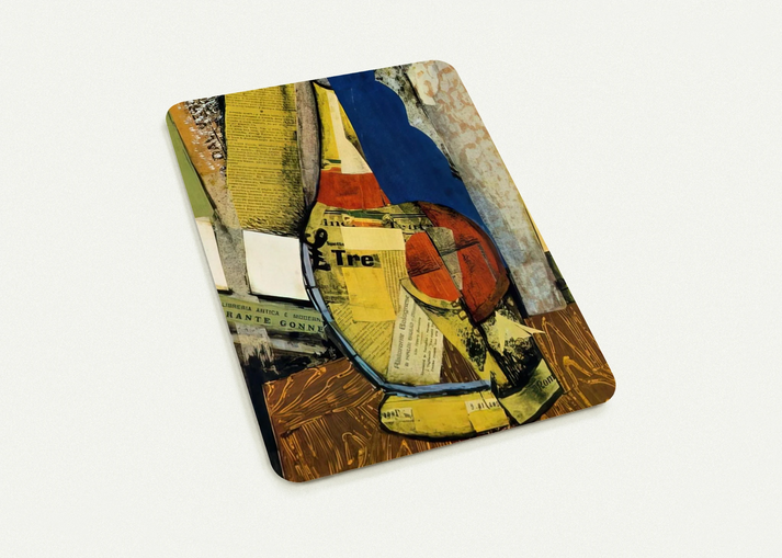 FIASCO E BICCHIERE By Carlo Carra Pack of 10 Post Cards | Carlo Carra Post Cards | A6 (10.5 x 14.8 cm) - 4.1 x 5.8 inches