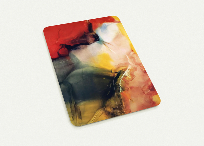 Lotus By Paul Jenkins Pack of 10 Post Cards | Paul Jenkins Post Cards | A6 (10.5 x 14.8 cm) - 4.1 x 5.8 inches