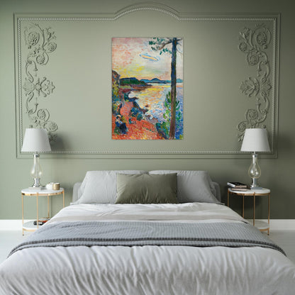 THE GULF OF SAINT TROPEZ 1904 - Henri Matisse Brushed Aluminum Print - 70x100 cm / 28x40 inches | Henri Matisse Aluminum Print | Henri Matisse Prints