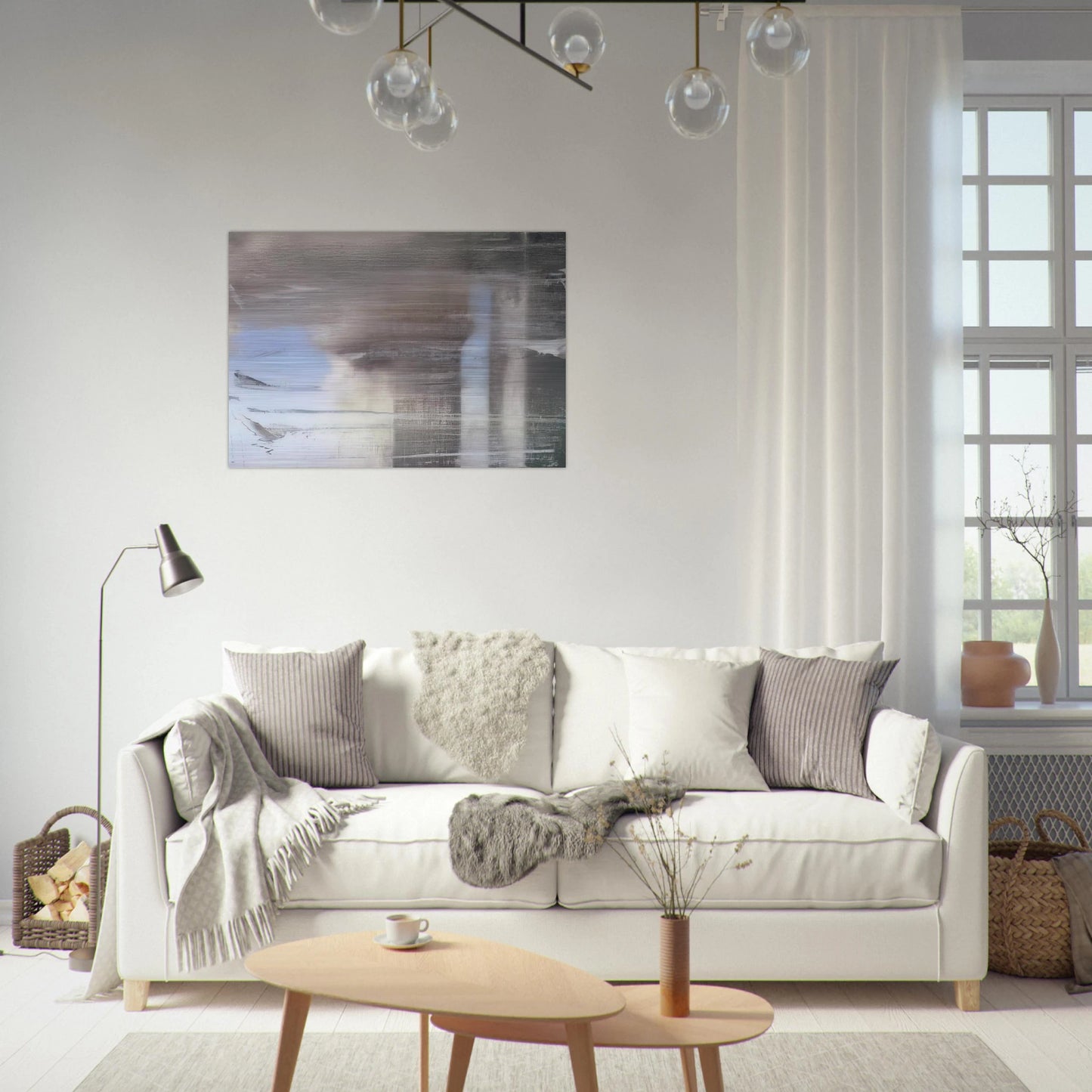 SEPTEMBER 2005 - Gerhard Richter Brushed Aluminum Print - 70x100 cm / 28x40 inches | Gerhard Richter Aluminum Print | Gerhard Richter Prints