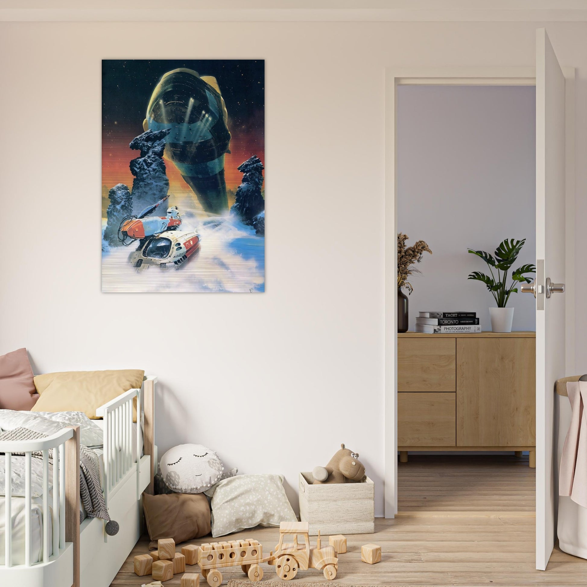 Chris Foss - Chris Foss Brushed Aluminum Print - 70x100 cm / 28x40 inches | Chris Foss Aluminum Print | Chris Foss Prints