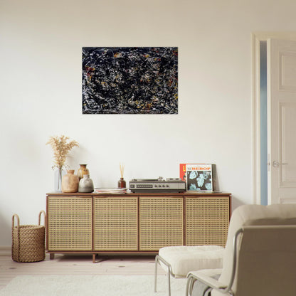 NUMBER 6 1949 - Jackson Pollock Brushed Aluminum Print - 70x100 cm / 28x40 inches | Jackson Pollock Aluminum Print | Jackson Pollock Prints