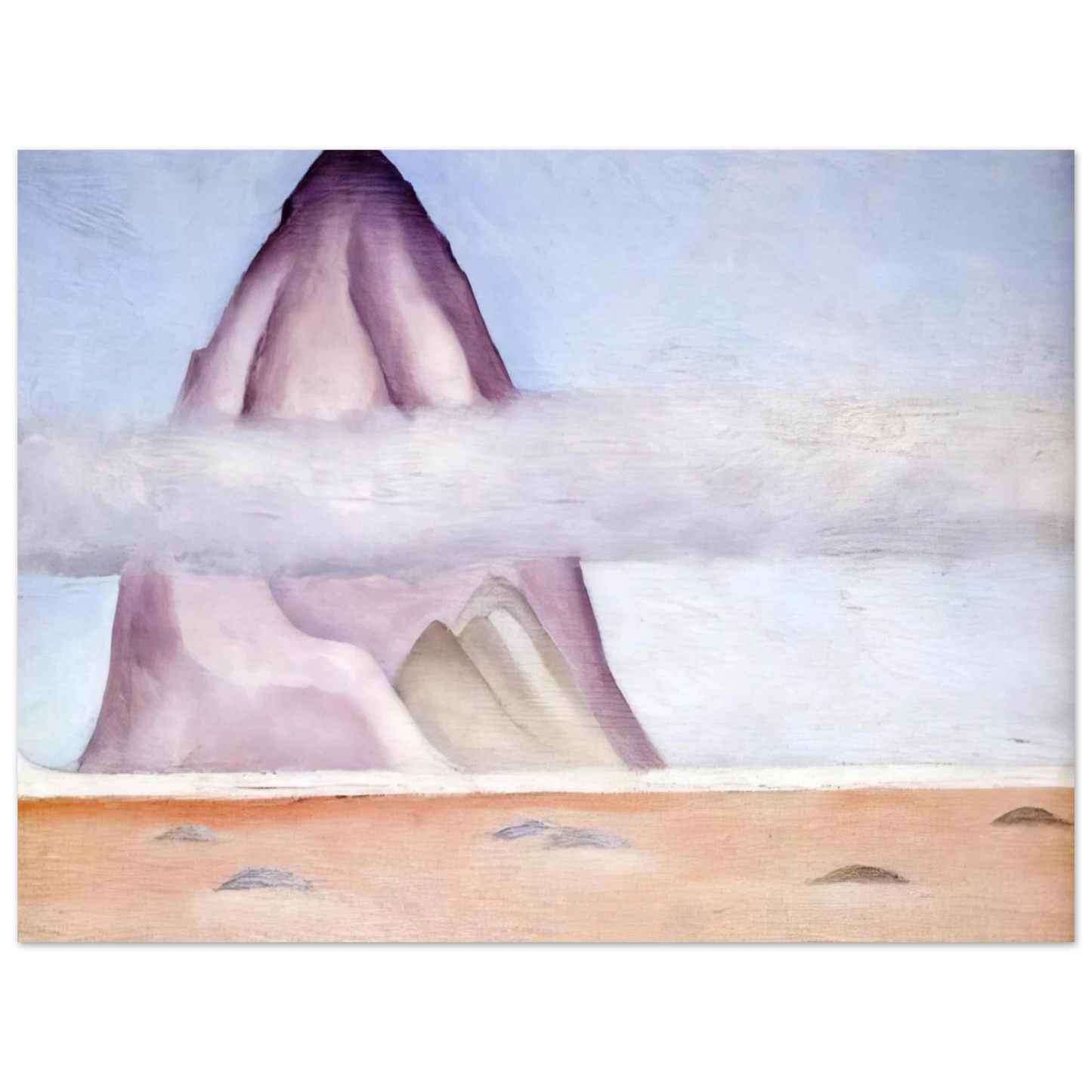 Georgia O'Keeffe - Misty - A Memory Fine Art Poster