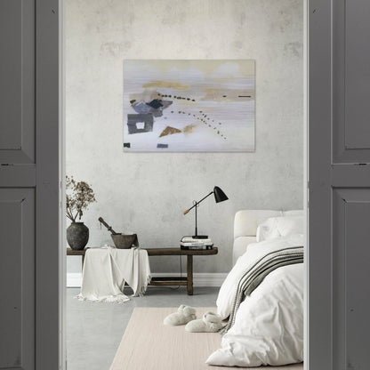 Footsteps - 1954 - Kenzo Okada Brushed Aluminum Print - 70x100 cm / 28x40 inches | Kenzo Okada Aluminum Print | Kenzo Okada Prints