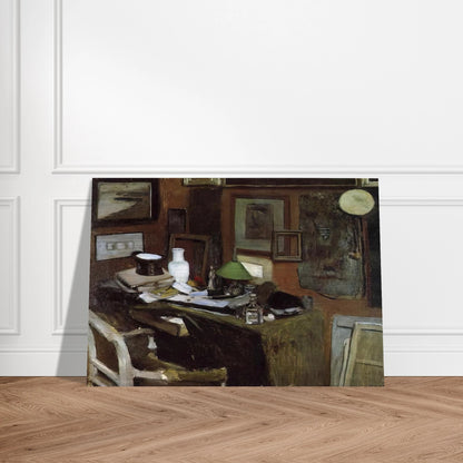 INTERIOR WITH A TOP HAT 1896 - Henri Matisse Brushed Aluminum Print - 70x100 cm / 28x40 inches | Henri Matisse Aluminum Print | Henri Matisse Prints