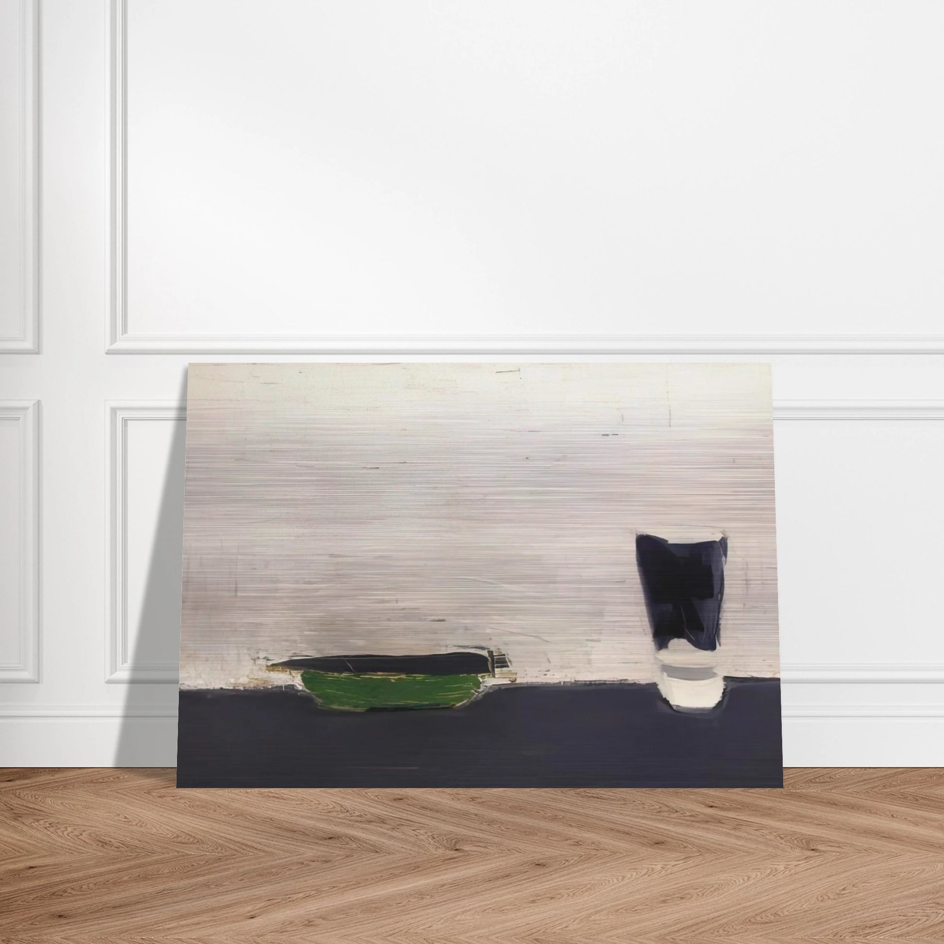 Nature morte au verre - 1954 - Nicolas de Stael Brushed Aluminum Print - 70x100 cm / 28x40 inches | Nicolas de Stael Aluminum Print | Nicolas de Stael Prints