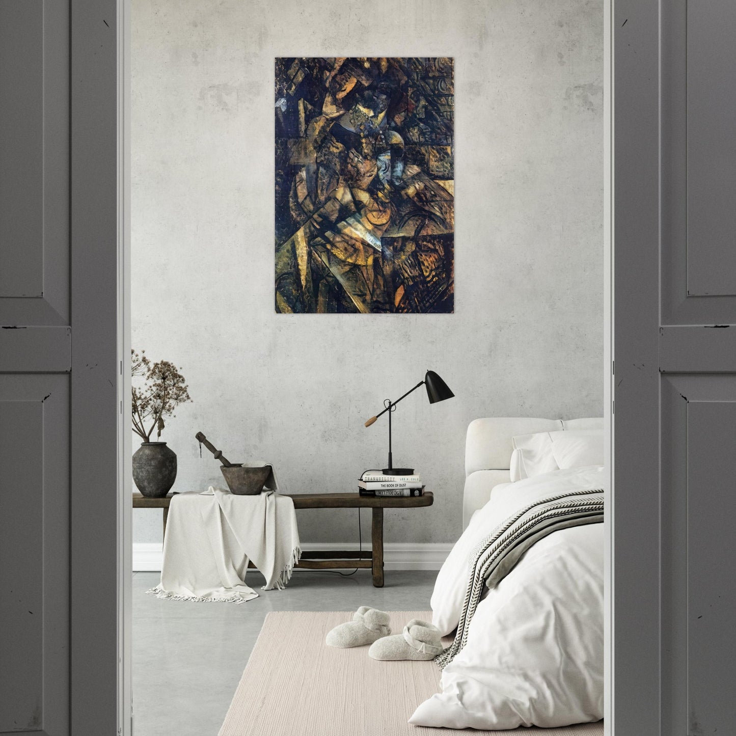 QUIRINAL STABLES - Carlo Carra Brushed Aluminum Print - 70x100 cm / 28x40 inches | Carlo Carra Aluminum Print | Carlo Carra Prints