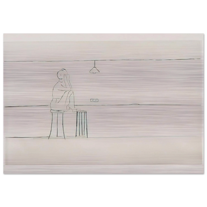 EMPTY NEST 1994 - Louise Bourgeois Brushed Aluminum Print - 70x100 cm / 28x40 inches | Louise Bourgeois Aluminum Print | Louise Bourgeois Prints