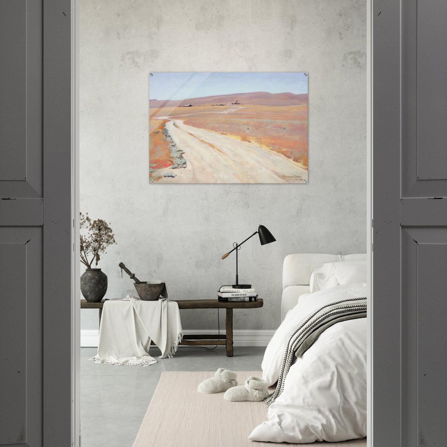 ABANDONED RANCH 1935 - Maynard Dixon Acrylic Print - 70x100 cm / 28x40″ inches