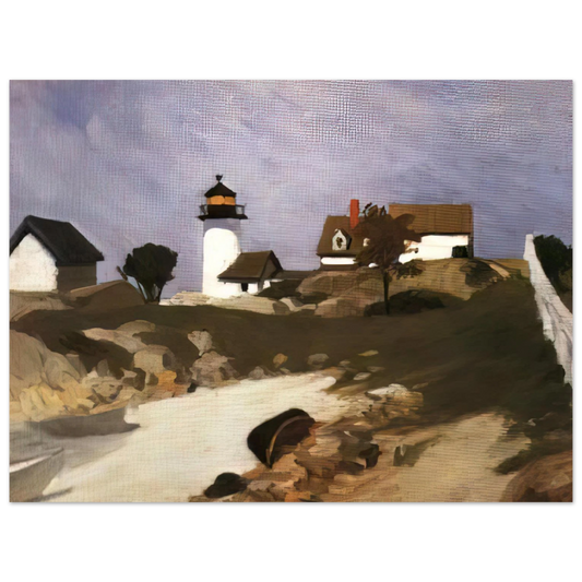 Edward Hopper - Squam Light Fine Art Poster