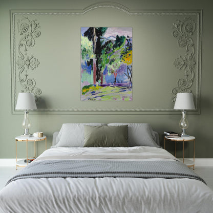 PAYSAGE A COLLIOURE 1905 - Henri Matisse Brushed Aluminum Print - 70x100 cm / 28x40 inches | Henri Matisse Aluminum Print | Henri Matisse Prints