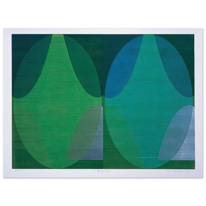 Sam Gilliam - Bowling  75x100 cm / 30x40inches Fine Art Poster