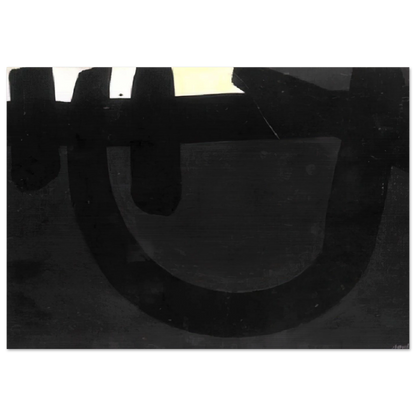 Peinture 8 août 1974 - 1974 - Pierre Soulages Brushed Aluminum Print - 70x100 cm / 28x40 inches | Pierre Soulages Aluminum Print | Pierre Soulages Prints