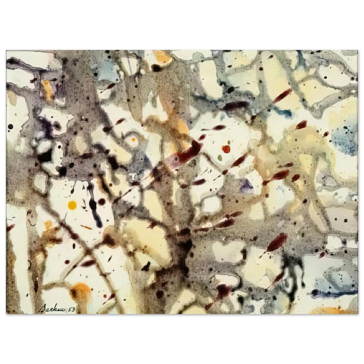 Marcel Barbeau - Combustions originelles 36  75x100 cm / 30x40inches Fine Art Poster