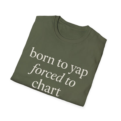 Geboren om te Blaffen Verplicht om Kaarten te Maken Shirt, Grappige Verpleegstersshirt voor Zorgmedewerkers, Medische Humor Cadeau voor Verpleegkundigen, Verpleegkundige T-shirt