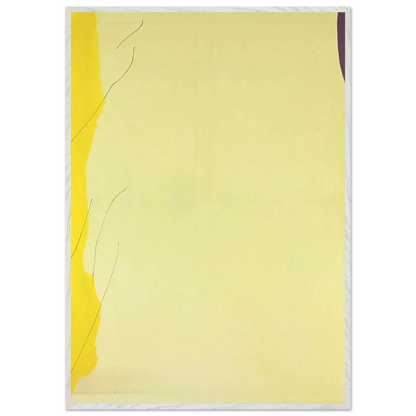 Helen Frankenthaler - Distillation - 1973 Wall art - A3 (29.7 x 42  cm) - Premium Wooden Framed Poster With Fine Art Paper - White frame