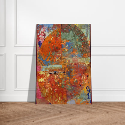 Baptistry - Sam Gilliam Brushed Aluminum Print - 70x100 cm / 28x40 inches | Sam Gilliam Aluminum Print | Sam Gilliam Prints