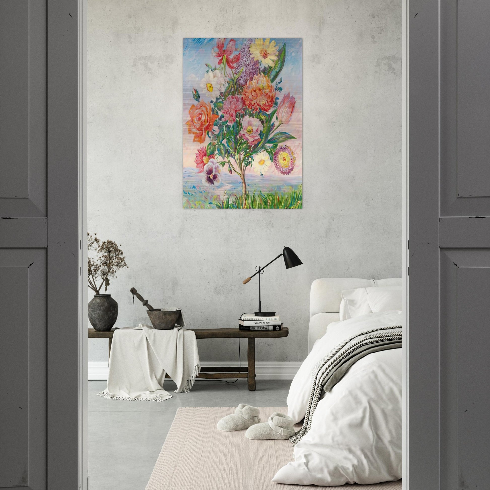FORETHOUGHT 1943 - Rene Magritte Brushed Aluminum Print - 70x100 cm / 28x40 inches | Rene Magritte Aluminum Print | Rene Magritte Prints