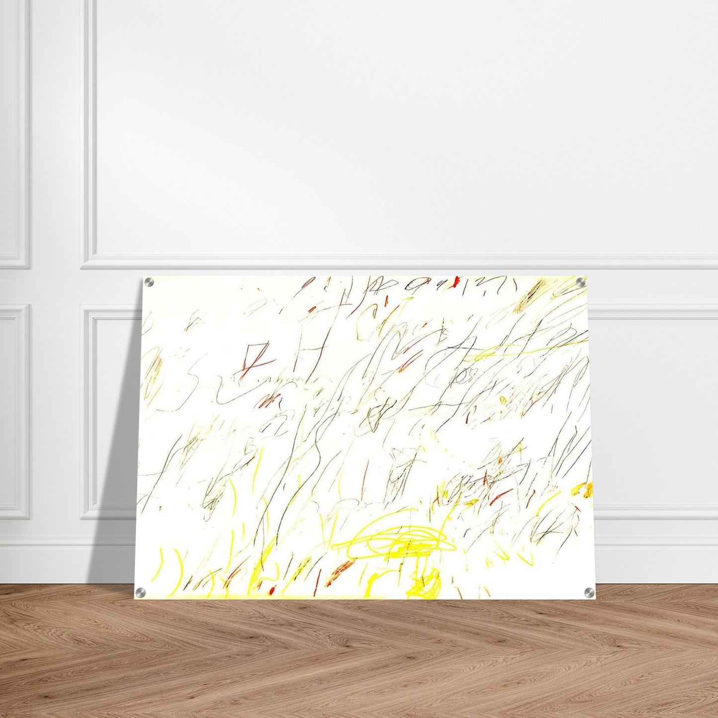 Blue Room - Cy Twombly Acrylic Print - 70x100 cm / 28x40″ inches