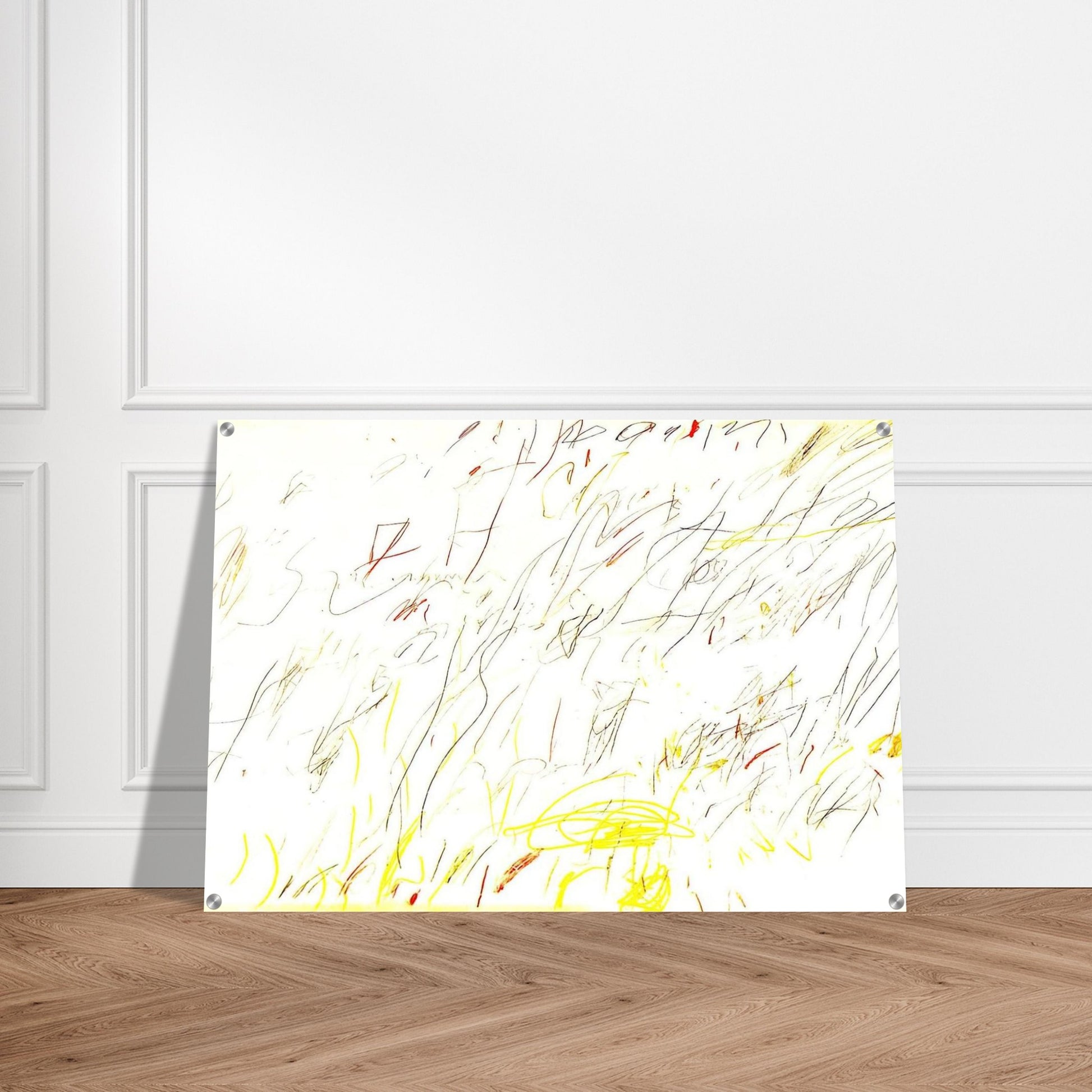 Blue Room - Cy Twombly Acrylic Print - 70x100 cm / 28x40″ inches