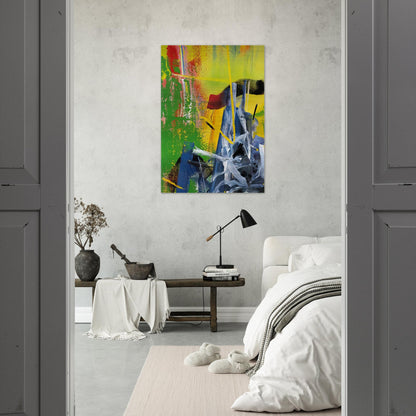 KORN - Gerhard Richter Brushed Aluminum Print - 70x100 cm / 28x40 inches | Gerhard Richter Aluminum Print | Gerhard Richter Prints