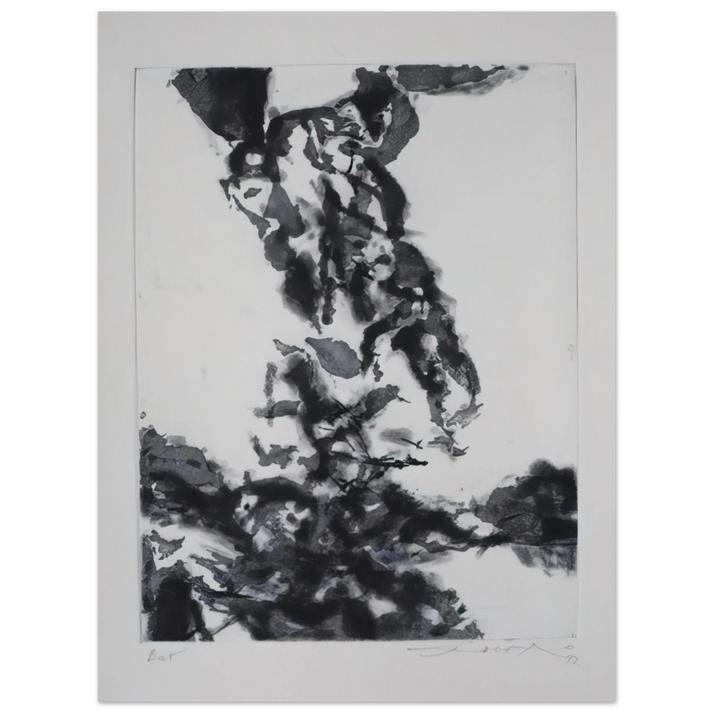 Zao Wou-Ki - THE PROPHET 1992  75x100 cm / 30x40inches Fine Art Poster