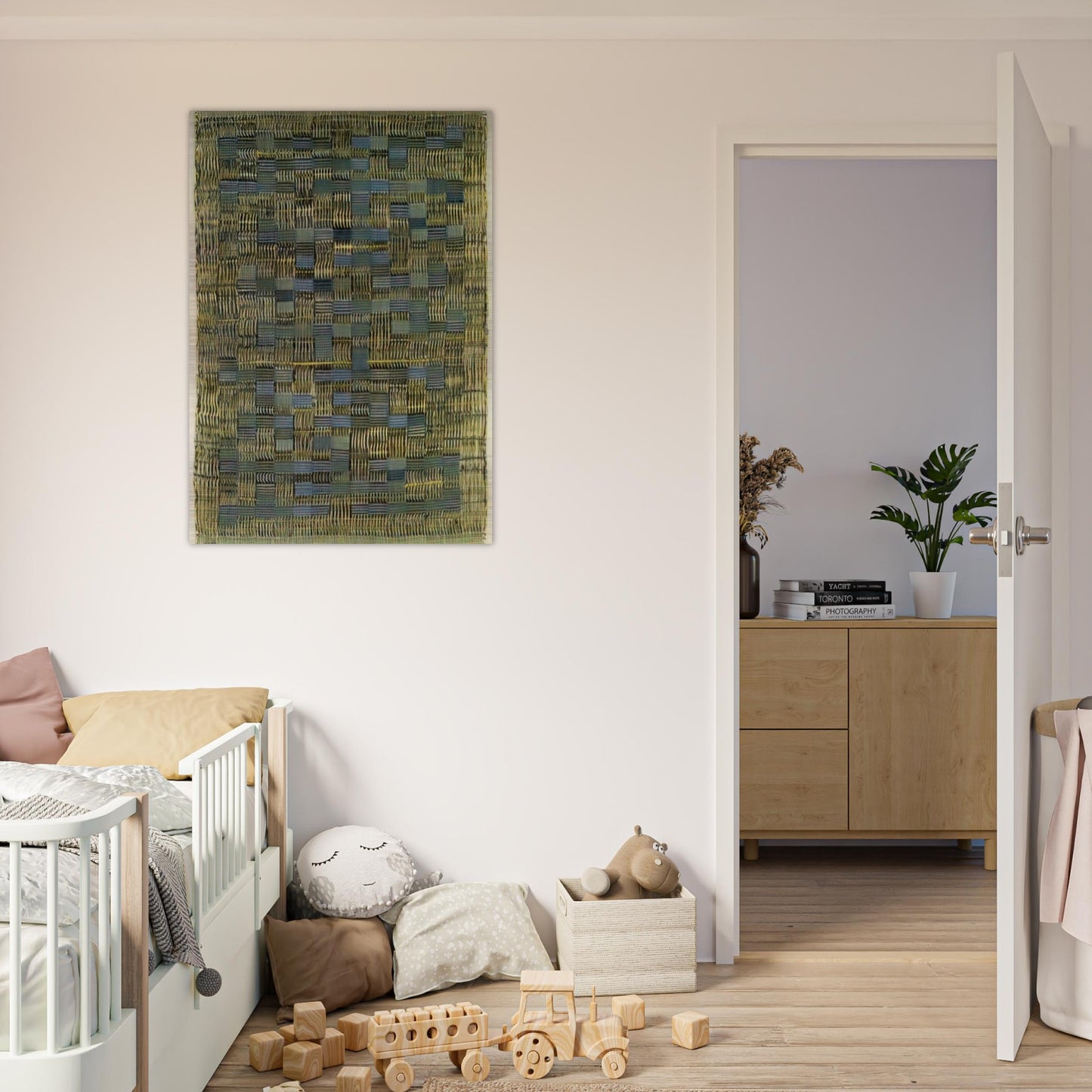 TIKAL 1958 - Anni Albers Brushed Aluminum Print - 70x100 cm / 28x40 inches | Anni Albers Aluminum Print | Anni Albers Prints