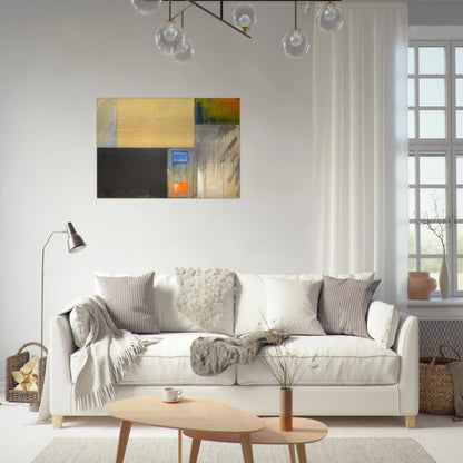 ForsythHouston - Abstract Expressionism - Mark Lancaster Brushed Aluminum Print - 70x100 cm / 28x40 inches | Mark Lancaster Aluminum Print | Mark Lancaster Prints