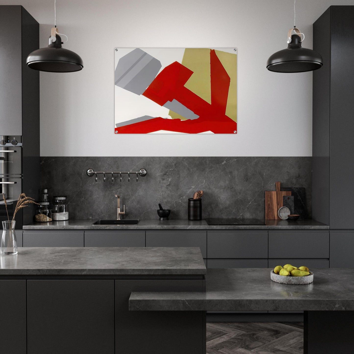 Hammer and Sickle  Special Edition  - Andy Warhol Acrylic Print - 70x100 cm / 28x40″ inches | Andy Warhol Wall Art | Andy Warhol Prints