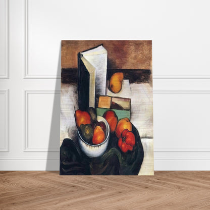 STILL LIFE WITH FRUIT AND VEGETABLES - Thomas Hart Benton Brushed Aluminum Print - 70x100 cm / 28x40 inches | Thomas Hart Benton Aluminum Print | Thomas Hart Benton Prints