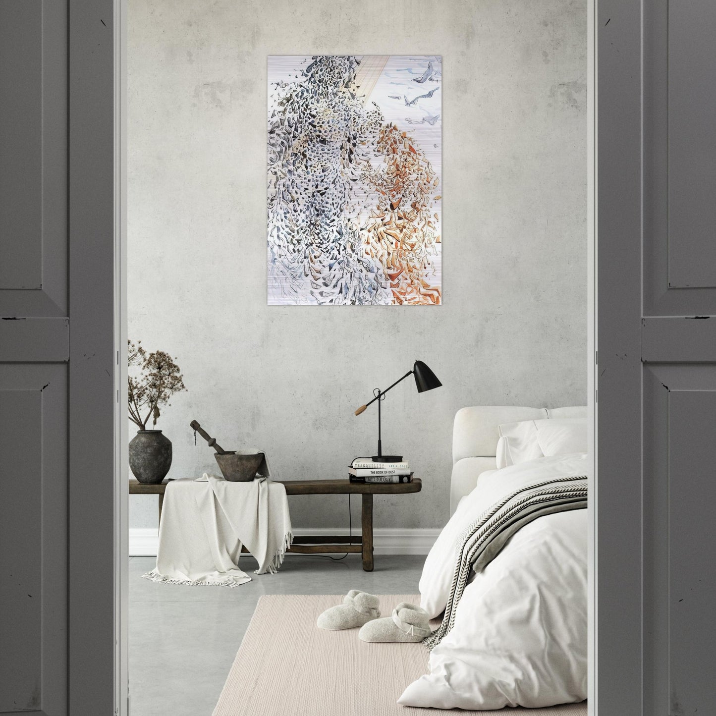 OPPOSITION - Salvador Dali Brushed Aluminum Print - 70x100 cm / 28x40 inches | Salvador Dali Aluminum Print | Salvador Dali Prints