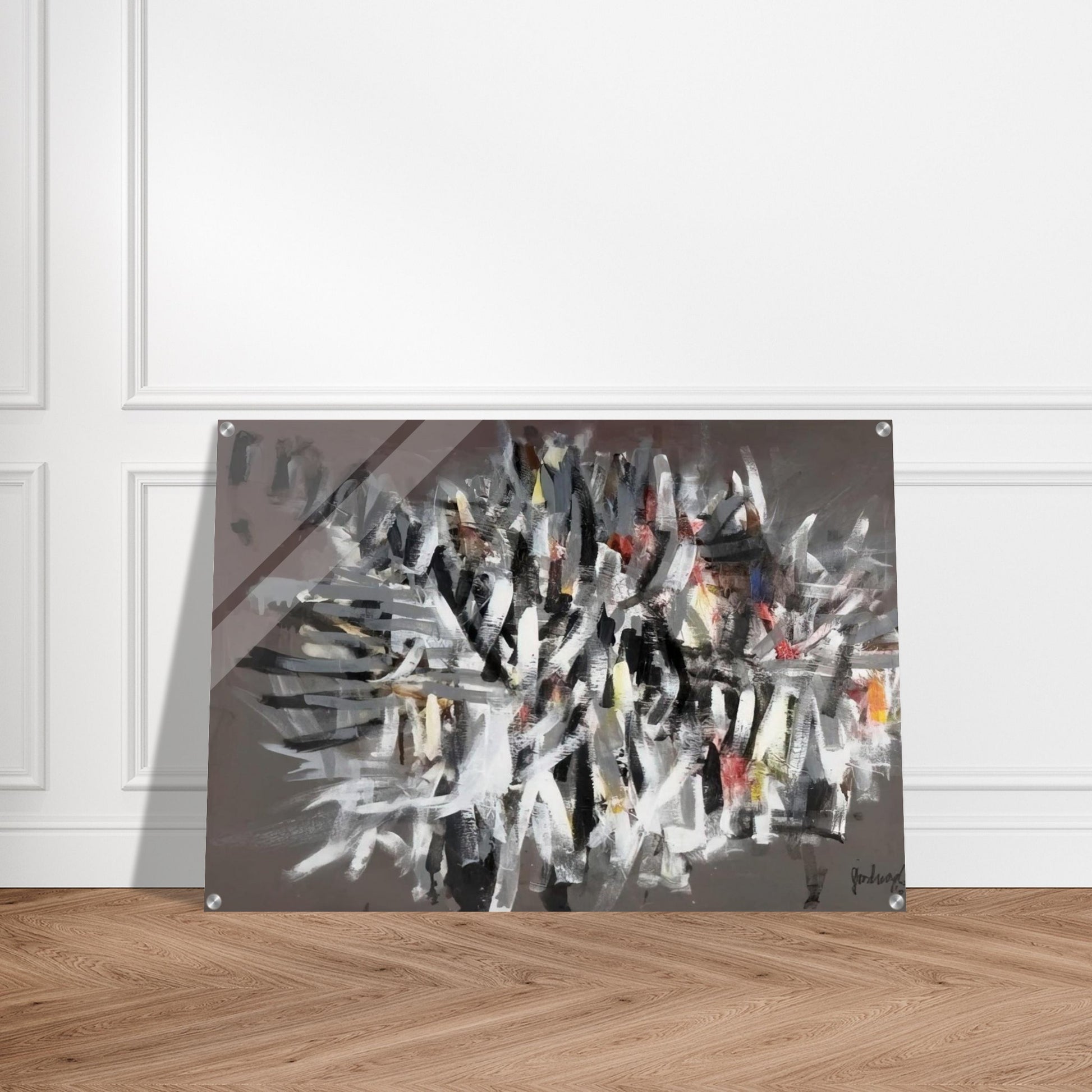Figure II - 2002 - Robert Goodnough Acrylic Print - 70x100 cm / 28x40″ inches
