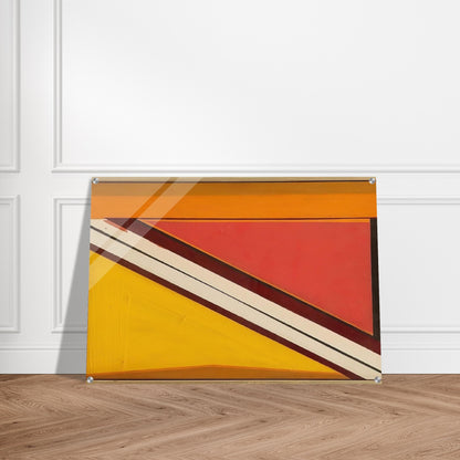 Diagonal 4 - 1963 - Larry Zox Acrylic Print - 70x100 cm / 28x40″ inches | Larry Zox Wall Art | Larry Zox Prints