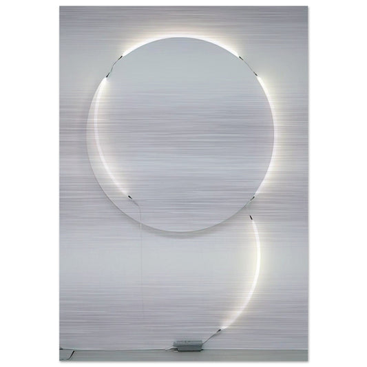 Stall No. 5 - 2005 - Francois Morellet Brushed Aluminum Print - 70x100 cm / 28x40 inches | Francois Morellet Aluminum Print | Francois Morellet Prints