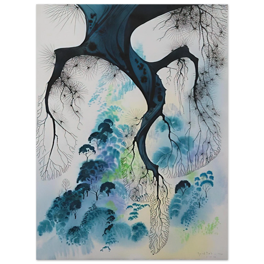 Eyvind Earle - Coastline  75x100 cm / 30x40inches Fine Art Poster