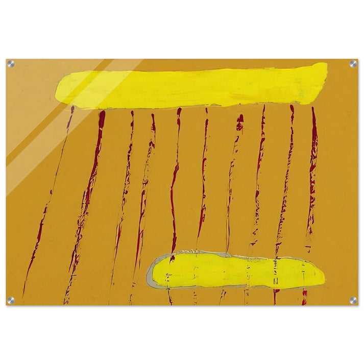 Red Rain - 1967 - Forrest Bess Acrylic Print - 70x100 cm / 28x40″ inches