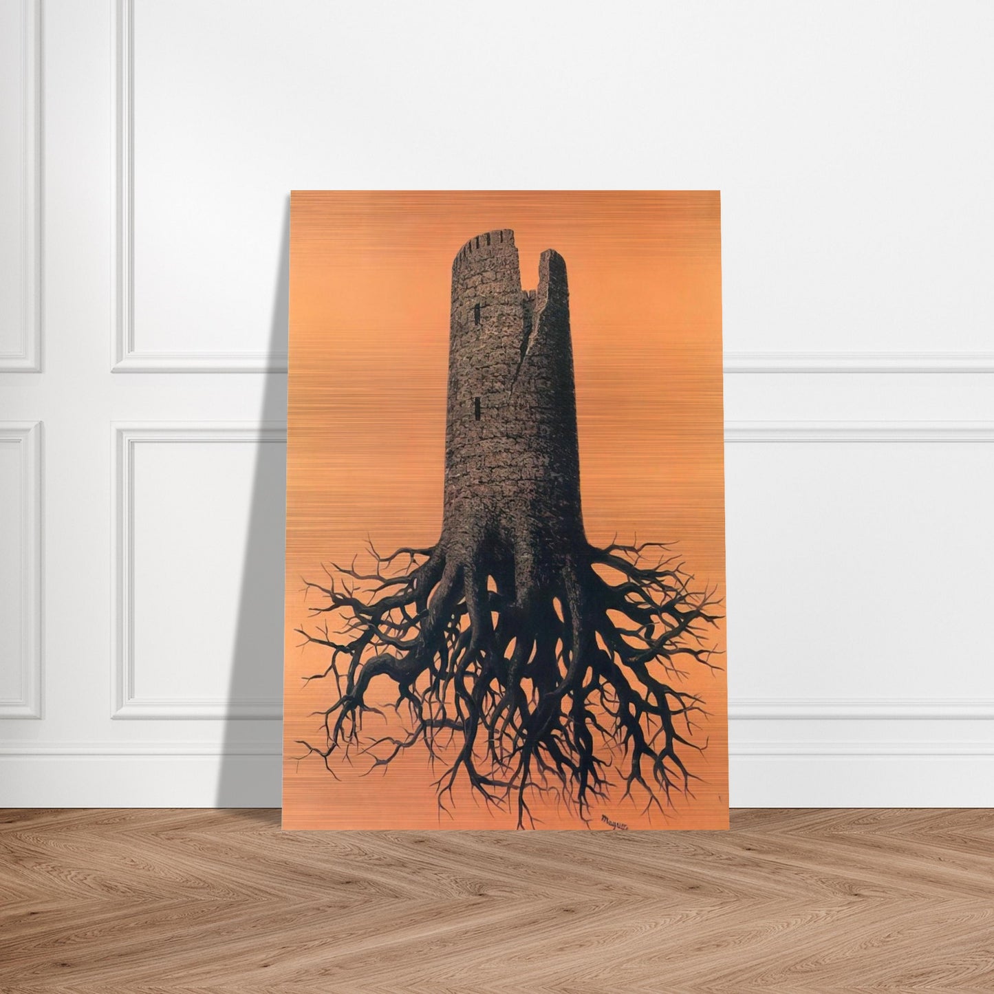 ALMAYER S FOLLY 1951 - Rene Magritte Brushed Aluminum Print - 70x100 cm / 28x40 inches | Rene Magritte Aluminum Print | Rene Magritte Prints