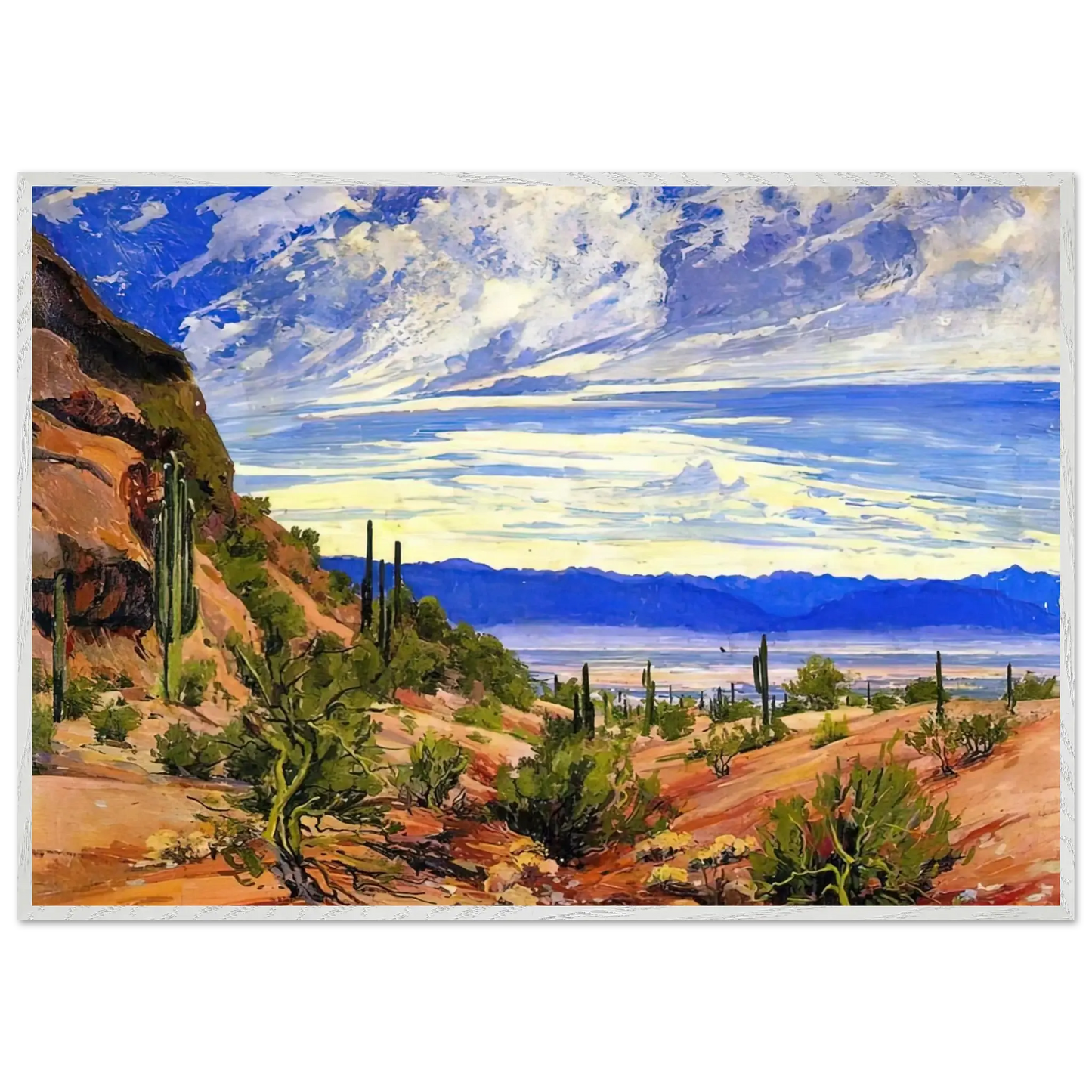 Maynard Dixon - WASHOE WICKIUP 1919 Wall art - 50x70 cm / 20x28 Inches - Fine Art Poster - -