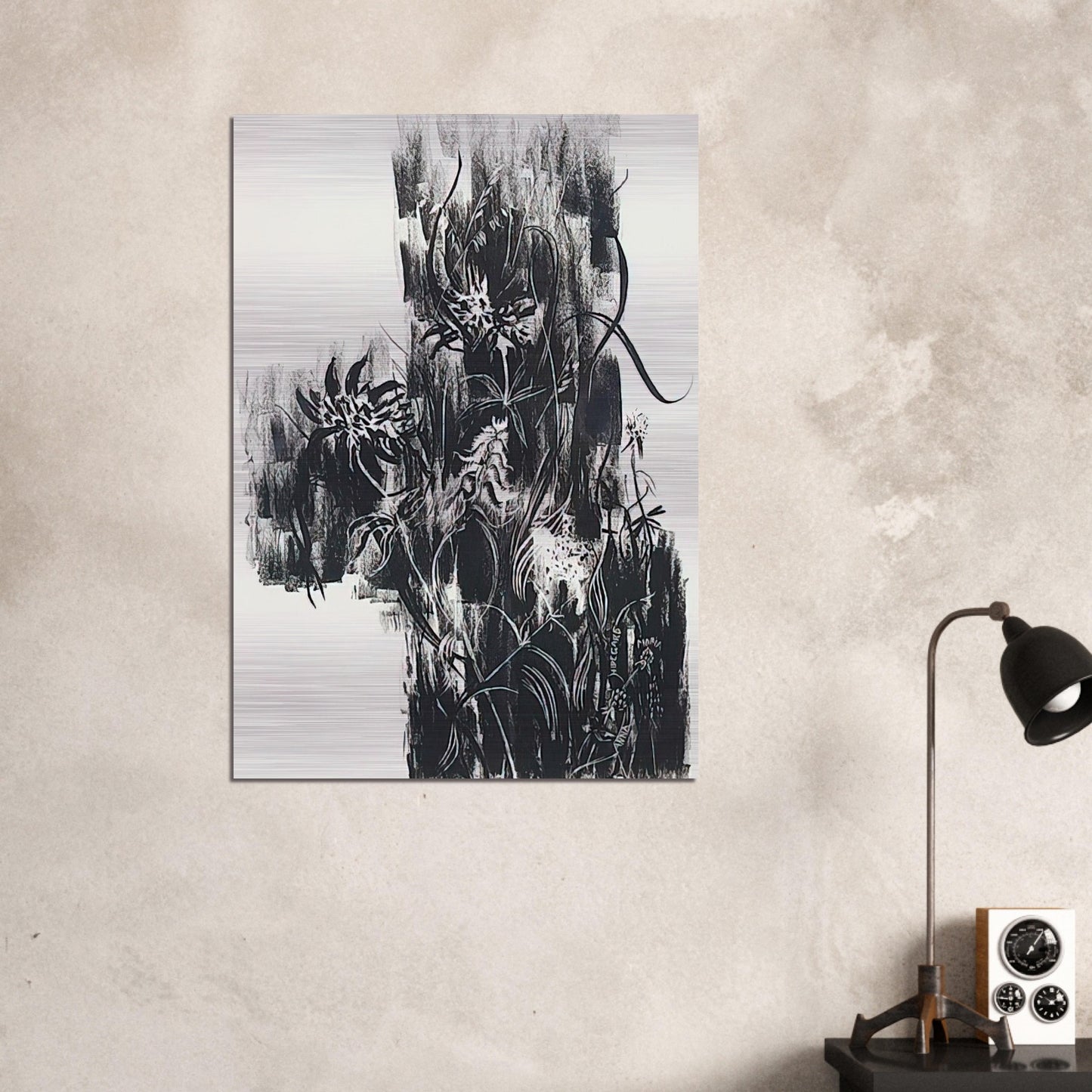 Waldrandblumen - 1919 - Johannes Itten Brushed Aluminum Print - 70x100 cm / 28x40 inches | Johannes Itten Aluminum Print | Johannes Itten Prints