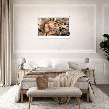 UNTITLED 1966 - Lee Bontecou Acrylic Print - 70x100 cm / 28x40″ inches | Lee Bontecou Wall Art | Lee Bontecou Prints