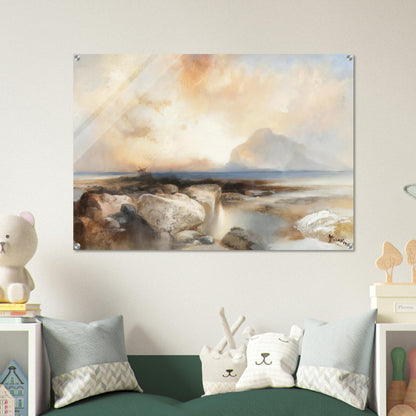 Seascape - Thomas Moran Acrylic Print - 70x100 cm / 28x40″ inches